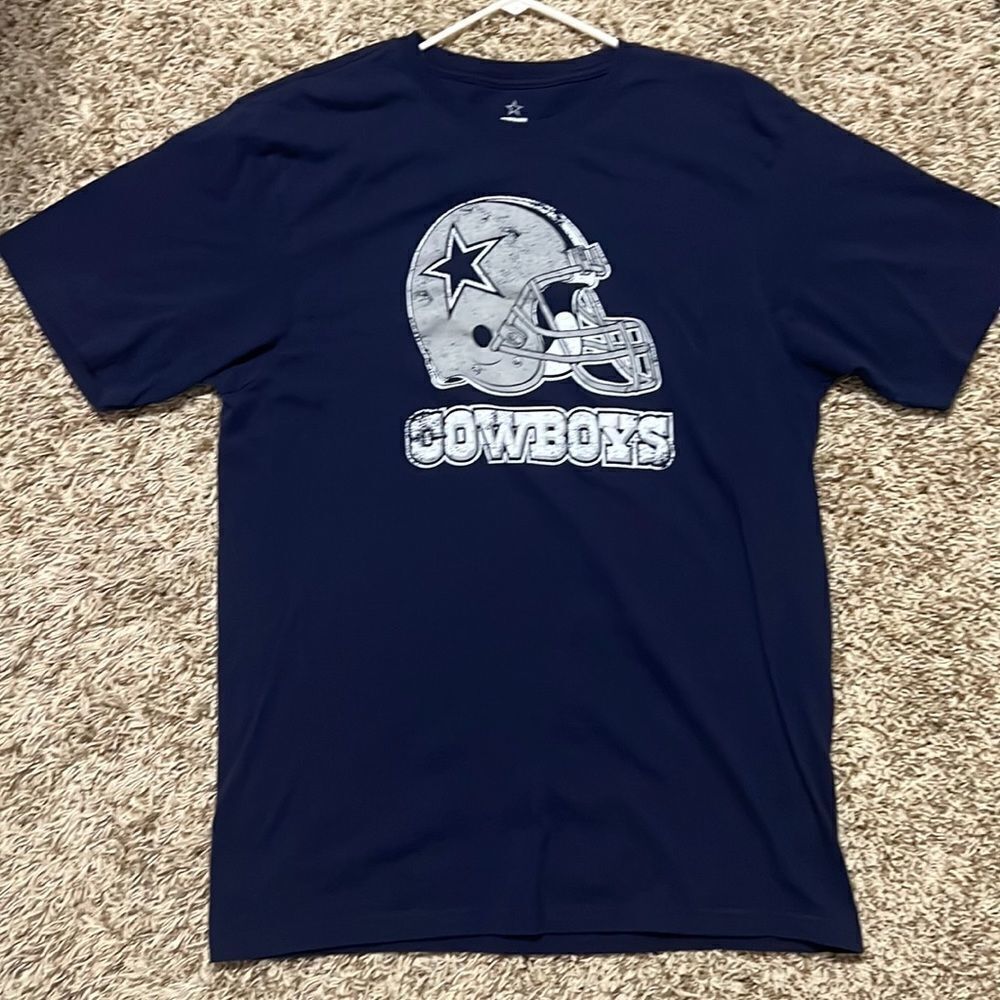 🔥🏈 NFL DALLAS COWBOYS Authentic Apparel Tee‎ - Huge Front Graphic -not Vintage